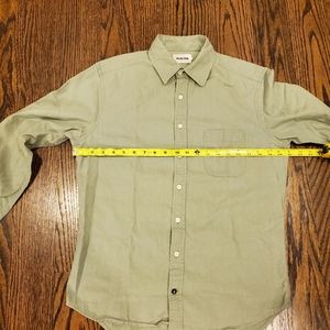 Taylor Stitch California Shirt in Olive Hemp Sz.38